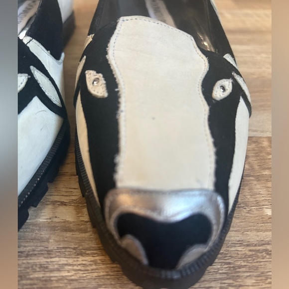 Vintage Donald Pliner Cow Print Loafers 🐄 - Picture 5 of 17